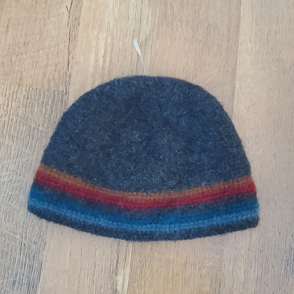 Everest Designs Mount Hood Multicolor Grey Wool Hat Beanie Child‎ Size